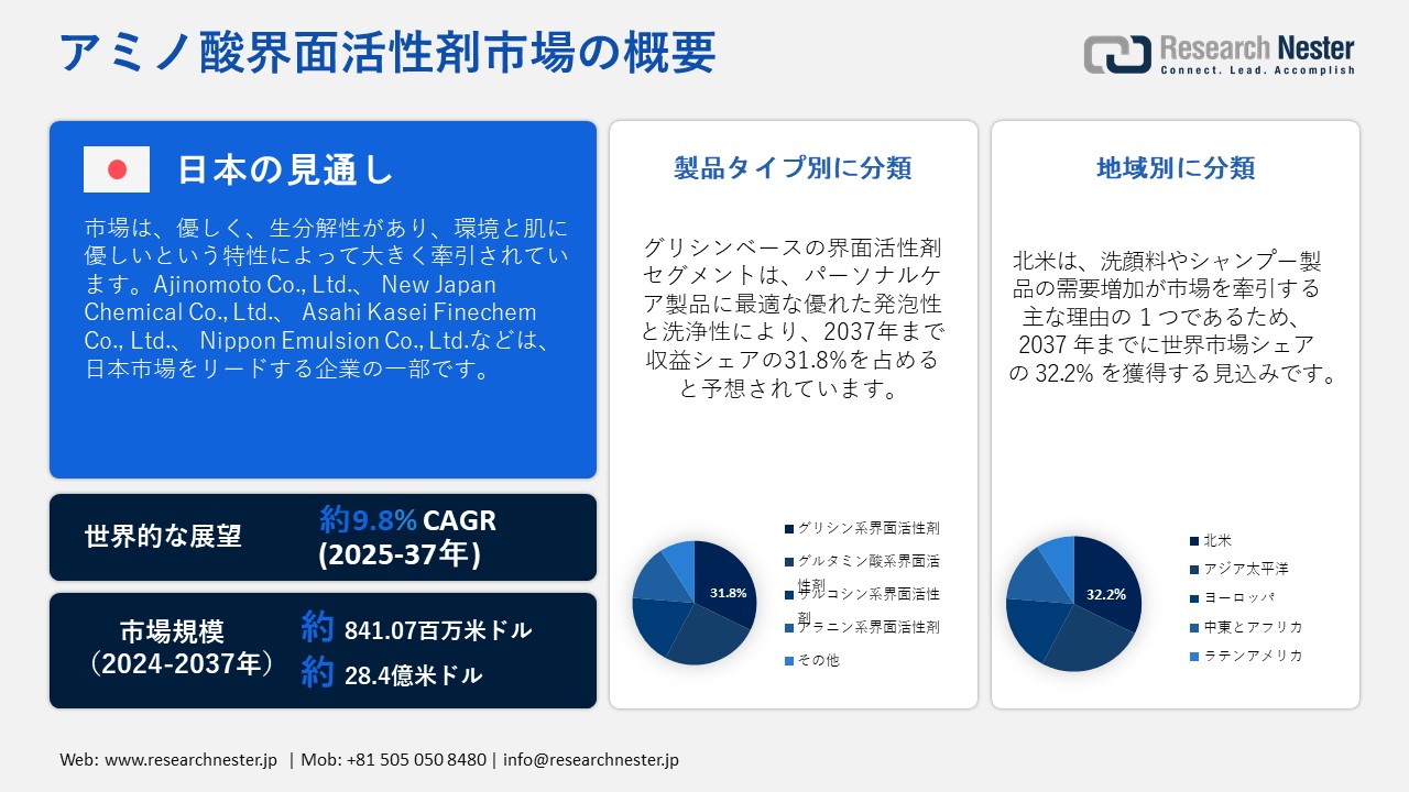 アミノ酸界面活性剤市場概要