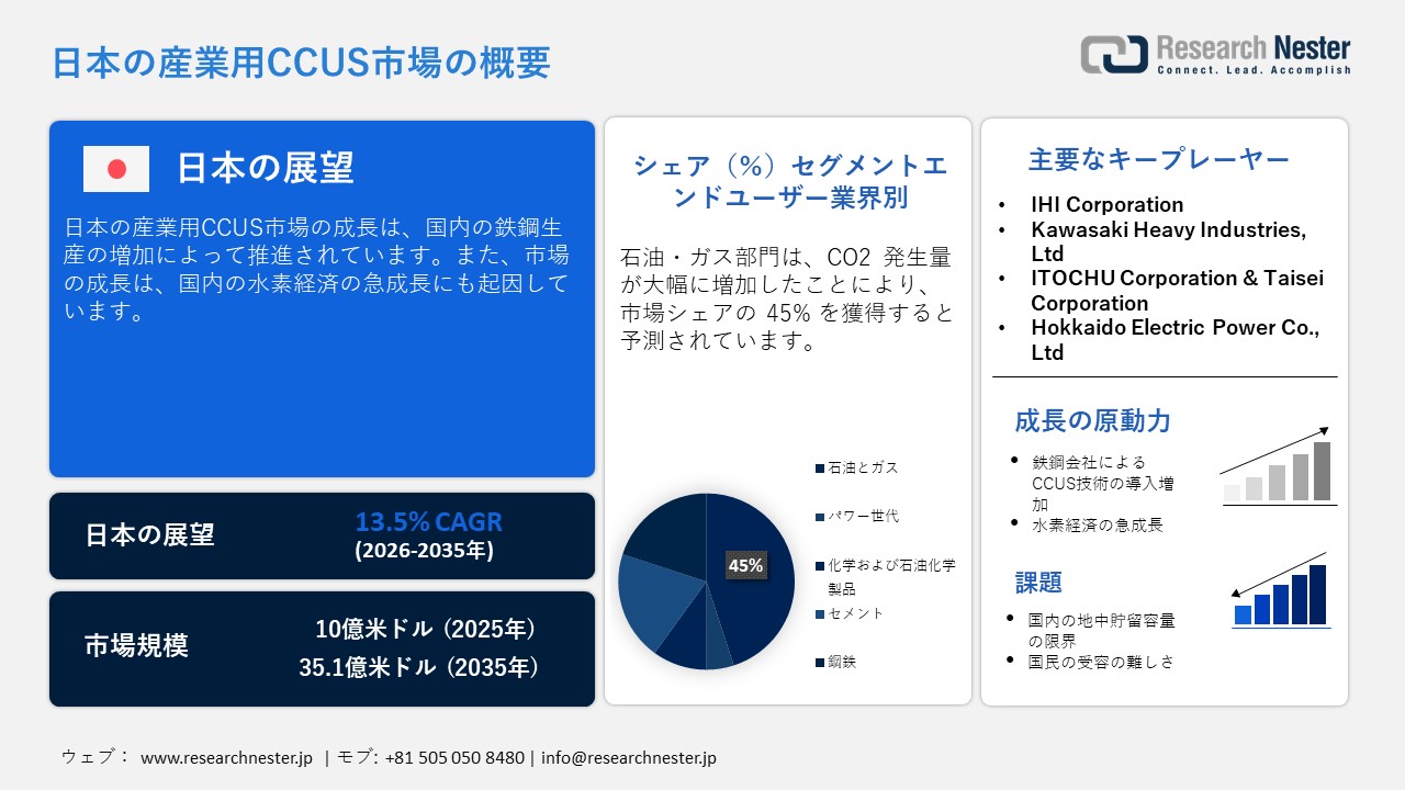 日本の産業用CCUS市場概要