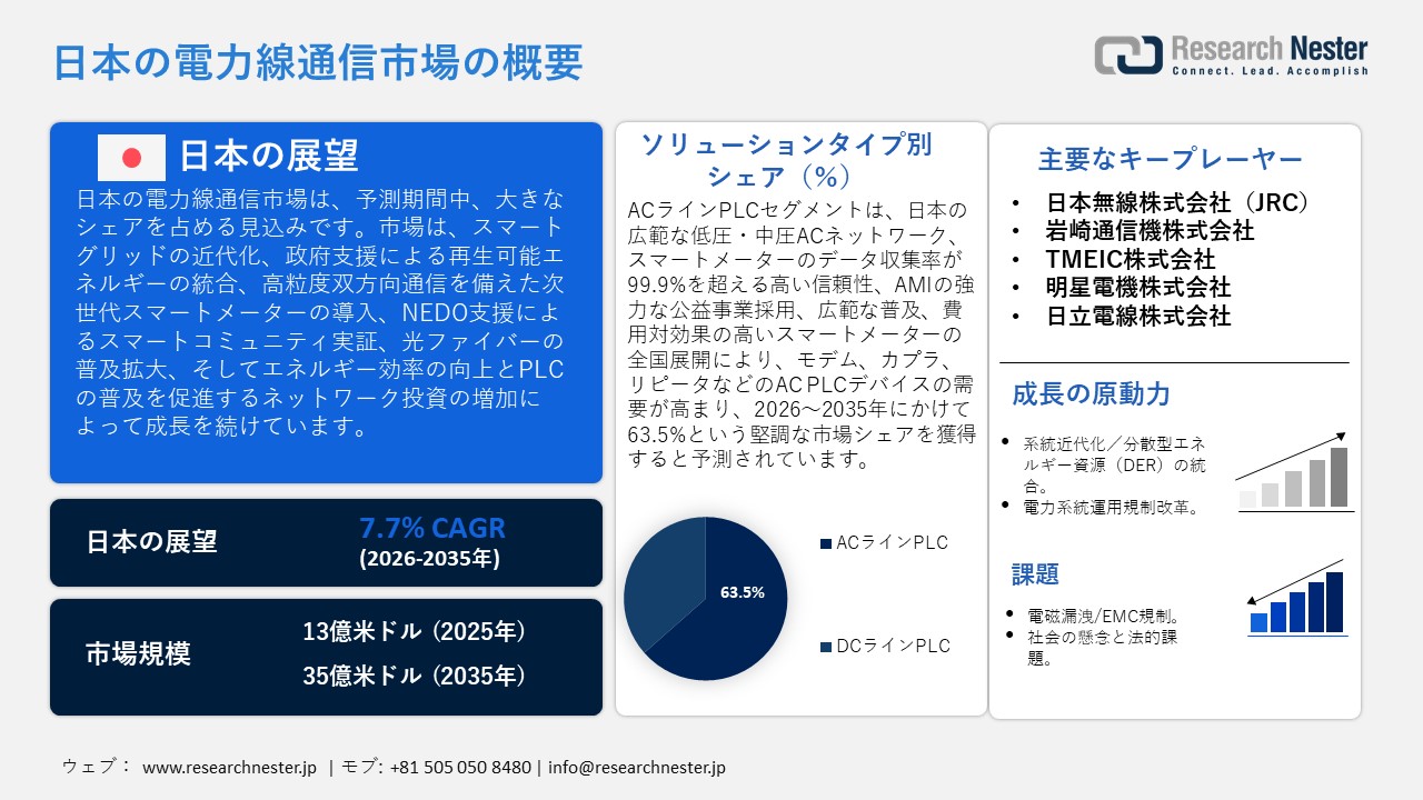 日本の電力線通信市場概要