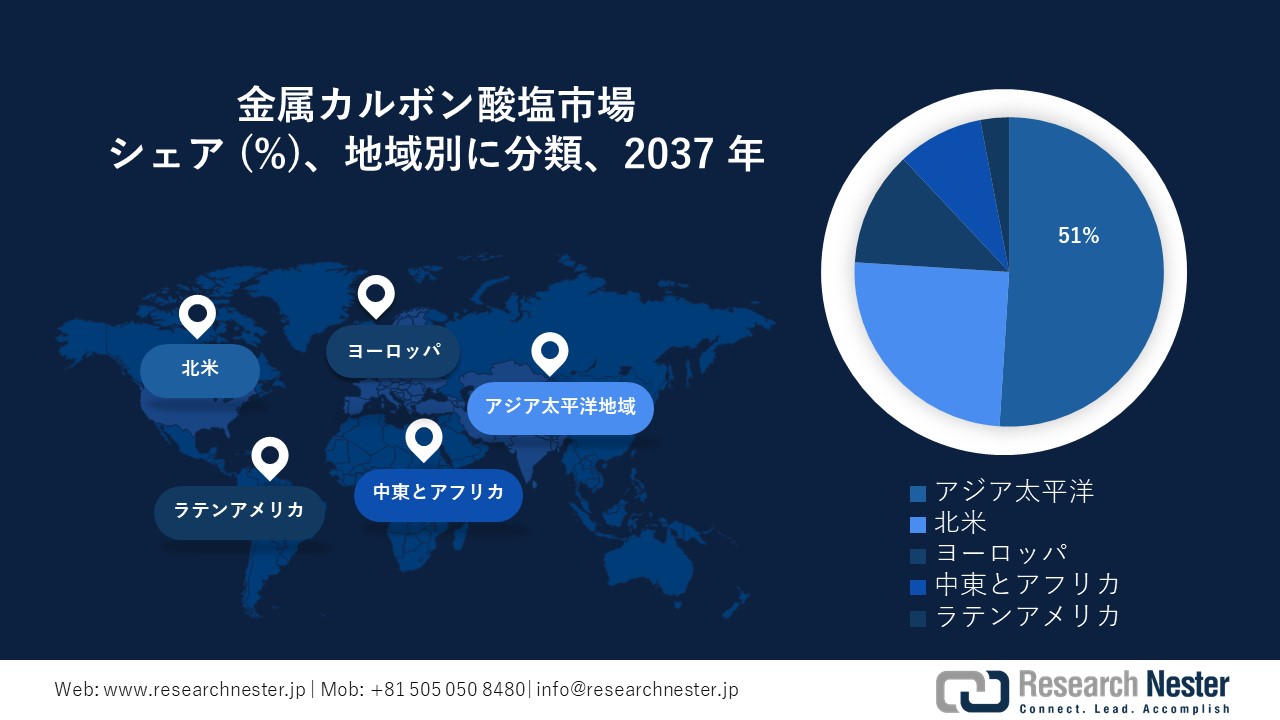 金属カルボン酸塩市場地域概要